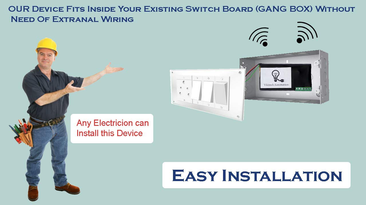 4 Channel IR Remote Control Fan and Light Board