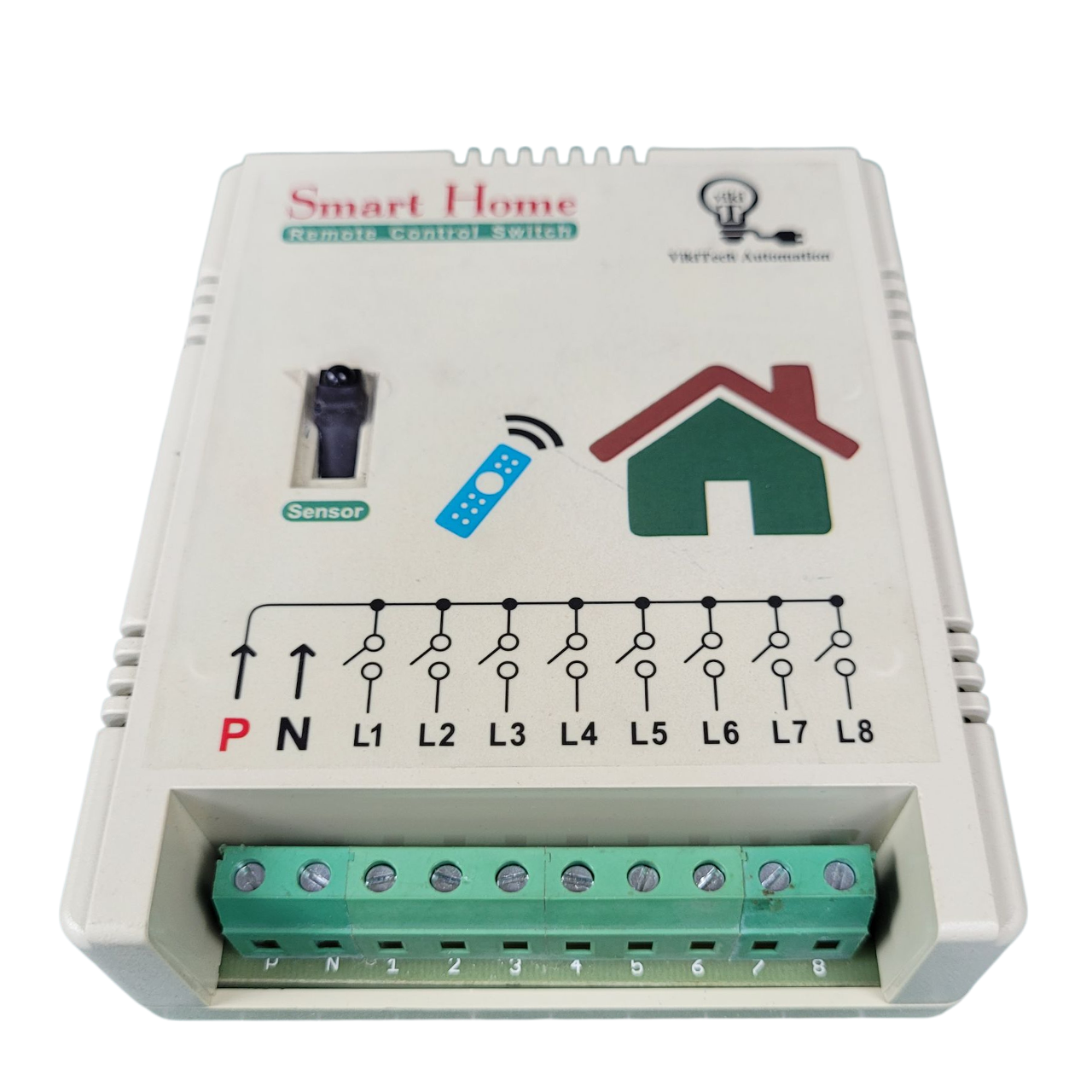 8 Channel IR Remote Control Relay Board | Fan & Light Home Automation
