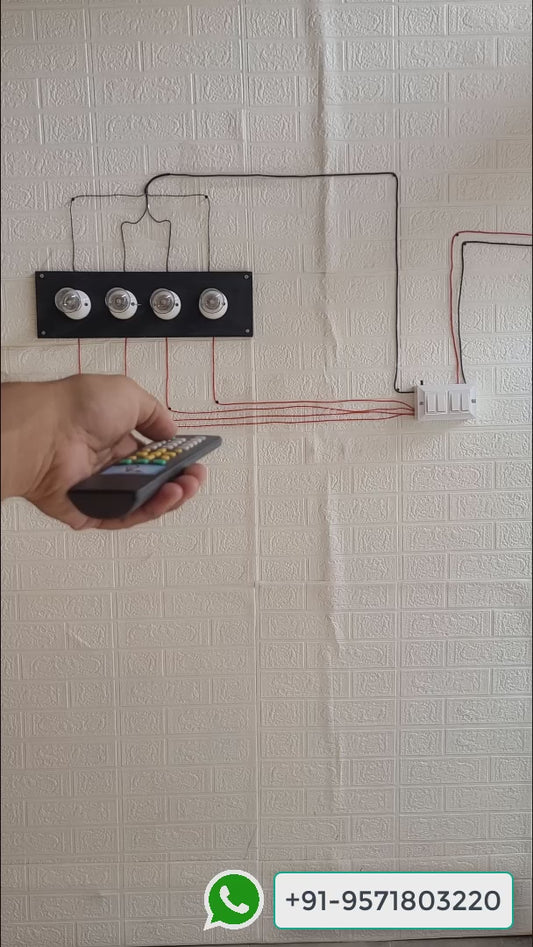 4 Channel IR Remote Control Fan and Light Board